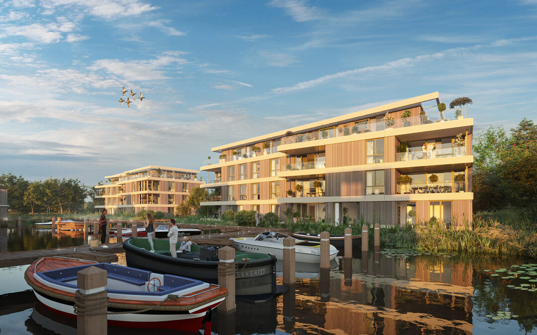 Officiële handeling 32 woningen in Vlietvoorde Plas te Leidschendam-Voorburg